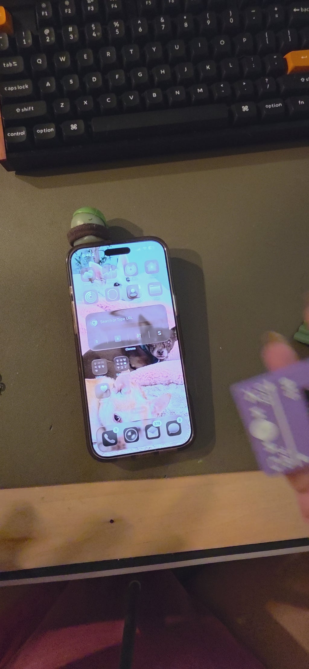 NFC BTS keychain
